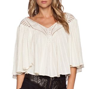 Amuse Society Liv Embroidered Top